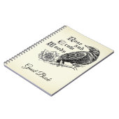 バラ&クロウズゲストブックティント ノートブック (左側)