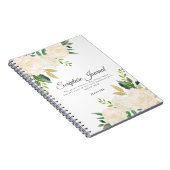 バラ&グリッターパーソナライズされた聖なる書物、 経典ジャーナル ノートブック (右側)