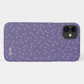 バラ グレー 名前 カスタマイズ Case-Mate iPhoneケース (裏面(横))