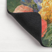 バラ、ケシおよびPelargonia マウスパッド (コーナー)