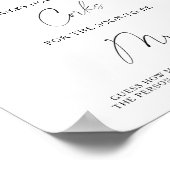 バラ – コークの数を推測 ポスター (角)