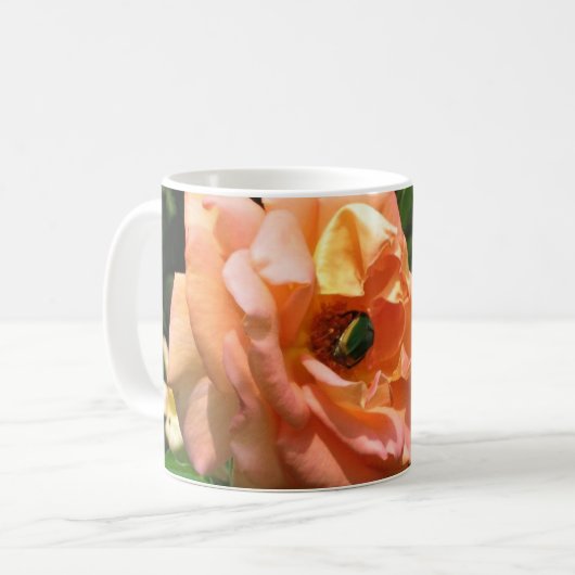 バラ コーヒーマグカップ (正面左)
