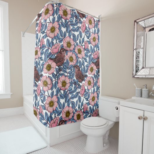 バラ シャワーカーテン (インサイチュ)