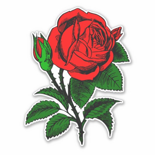 バラ シール (正面)