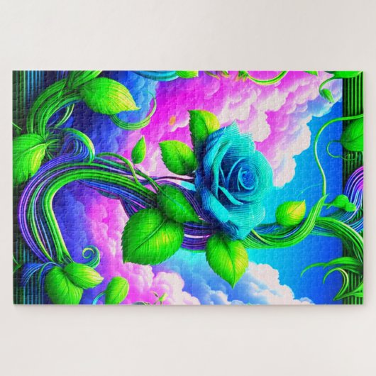 バラ ジグソーパズル (横)