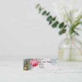 バラ&ジャスミンモノグラムジェムイエロー スキニー名刺 (スタンド正面)