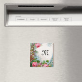 バラ&ジャスミンモノグラム マグネット (インサイチュ (食洗機))