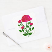 バラ スクエアシール (封筒)