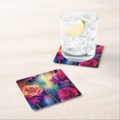 バラ スクエアペーパーコースター (インサイチュ)