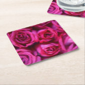 バラ スクエアペーパーコースター (アングル)