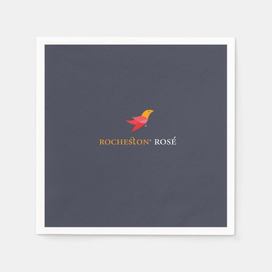 バラ スタンダードカクテルナプキン (正面)