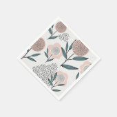 バラ スタンダードカクテルナプキン (角)