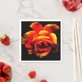 バラ スタンダードカクテルナプキン (インサイチュ)