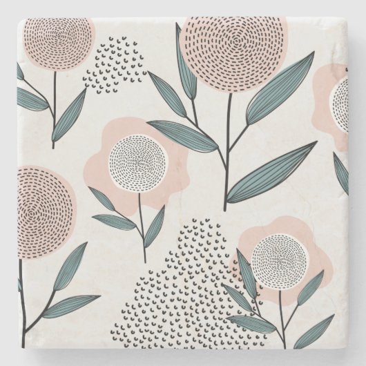 バラ ストーンコースター (正面)