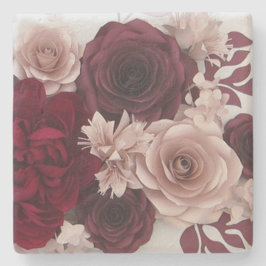 バラ ストーンコースター