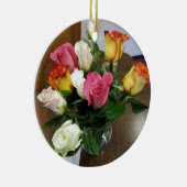 バラ セラミックオーナメント (右)