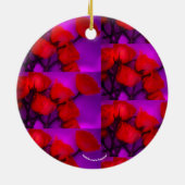 バラ セラミックオーナメント (裏面)