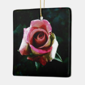 バラ セラミックオーナメント (左)