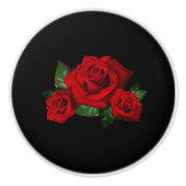 バラ セラミックノブ (正面)