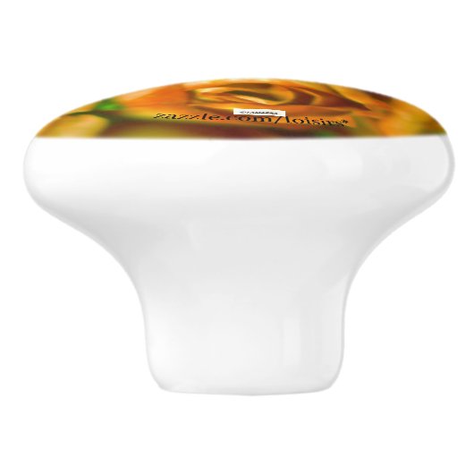 バラ セラミックノブ (側面)