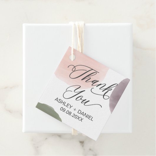 バラ、セージ、グレープありがとうご結婚ざいまラベル フェイバータグ (インサイチュ)