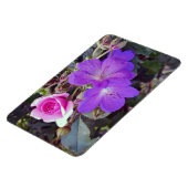 バラ&ゼラニウム大型パーソナライズされたマグネット マグネット (左側)