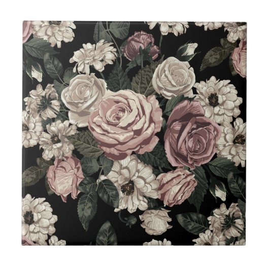 バラ タイル (正面)