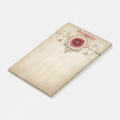 バラ·ダイヤエレガントモンド·パーソナライズ ポストイット (アングル)