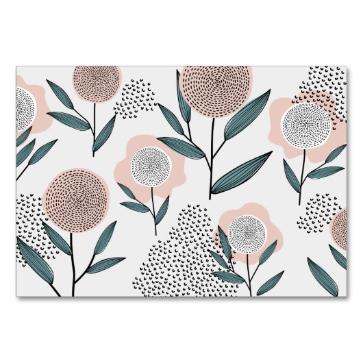 バラ テーブルナンバー (正面)