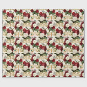 バラ・ドラゴンフライ系(デザイン10) ラッピングペーパー (フラット)