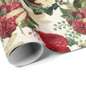 バラ・ドラゴンフライ系(デザイン11) ラッピングペーパー (ロールコーナー)