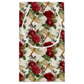 バラ・ドラゴンフライ系(デザイン1) スモールペーパーバッグ (裏面)