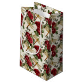 バラ・ドラゴンフライ系(デザイン1) スモールペーパーバッグ (裏面アングル)