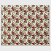 バラ・ドラゴンフライ系(デザイン1) ラッピングペーパー (フラット)