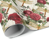 バラ・ドラゴンフライ系(デザイン1) ラッピングペーパー (ロールコーナー)