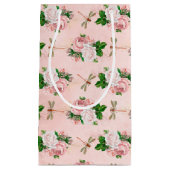 バラ・ドラゴンフライ系(デザイン2) スモールペーパーバッグ (正面)