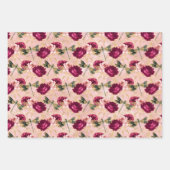 バラ・ドラゴンフライ系(デザイン2) ラッピングペーパーシート (正面)