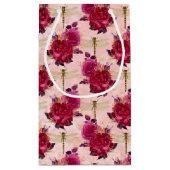 バラ・ドラゴンフライ系(デザイン3) スモールペーパーバッグ (裏面)