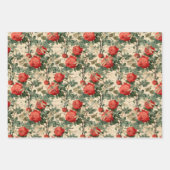バラ・ドラゴンフライ系(デザイン3) ラッピングペーパーシート (正面3)
