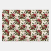 バラ・ドラゴンフライ系(デザイン3) ラッピングペーパーシート (正面)