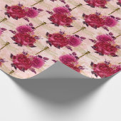 バラ・ドラゴンフライ系(デザイン3) ラッピングペーパー (角)