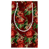 バラ・ドラゴンフライ系(デザイン5) スモールペーパーバッグ (正面)