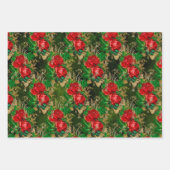 バラ・ドラゴンフライ系(デザイン5) ラッピングペーパーシート (正面)