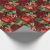バラ・ドラゴンフライ系(デザイン5) ラッピングペーパー (角)
