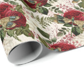 バラ・ドラゴンフライ系(デザイン7) ラッピングペーパー (ロールコーナー)