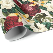 バラ・ドラゴンフライ系(デザイン8) ラッピングペーパー (ロールコーナー)