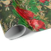 バラ・ドラゴンフライ・シリーズ(デザイン13) ラッピングペーパー (ロールコーナー)