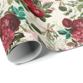 バラ・ドラゴンフライ・シリーズ(デザイン14) ラッピングペーパー (ロールコーナー)