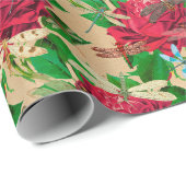 バラ・ドラゴンフライ・シリーズ(デザイン16) ラッピングペーパー (ロールコーナー)