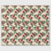 バラ・ドラゴンフライ・シリーズ(デザイン18) ラッピングペーパー (フラット)